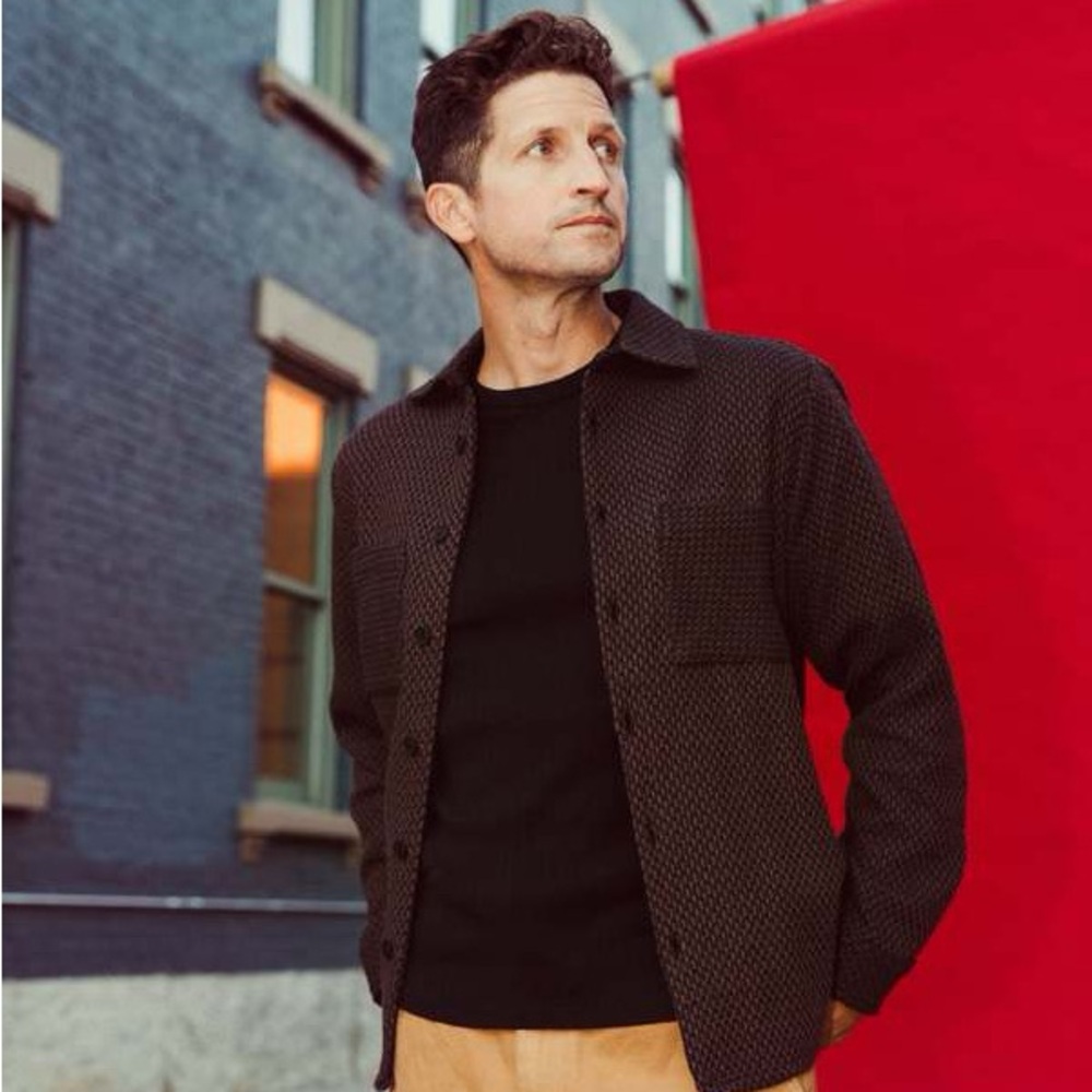 Wax London Men's Textured Shacket